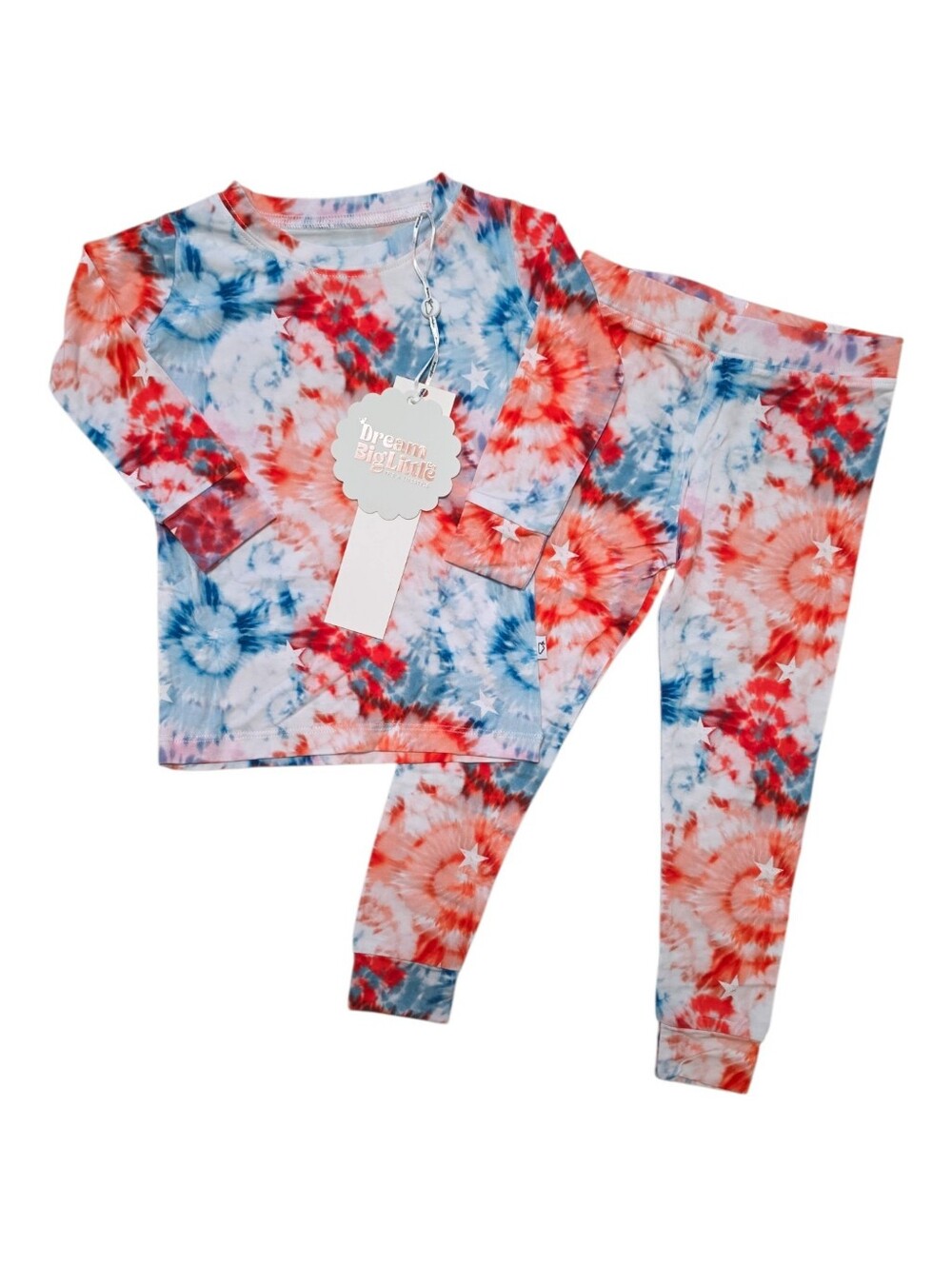 Starry Tie Dye 12-18m Long Sleeve and Pants - Dream Big Little Co - NWT